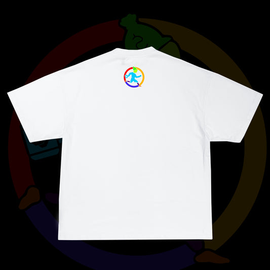 WHITE SEIZEWORLD GRAPHIC T-SHIRT